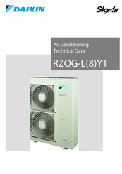 Daikin RZQG140LY1 Technical Data Manual