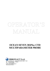 idronaut Ocean Seven 303Plus Operator's Manual