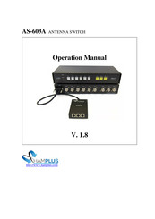 Hamplus AS-603A Operation Manual