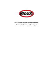 Sioux Tools 956 Parts List, Instructions