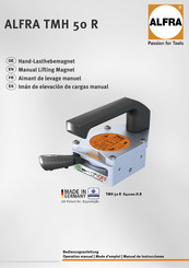 ALFRA TMH 50 R Operation Manual