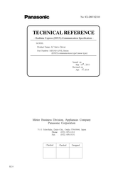 Panasonic MINAS-A5NL Series Technical Reference