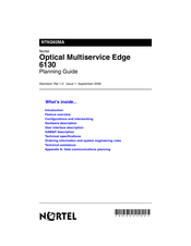Nortel Optical Multiservice Edge 6130 Manuals Manualslib