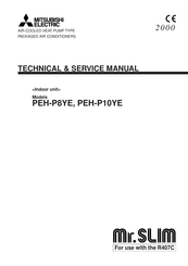 Mitsubishi Electric PEH-P8YE Technical & Service Manual