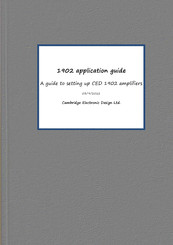 CED 1902 Application Manual