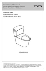 Toto CST484CEMFG Installation And Owner's Manual