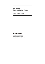 clare HAL104 Quick Start Manual