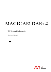 AVT MAGIC AE1 DAB+ Hardware Manual