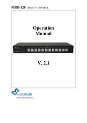 Hamplus MBD-12F Operation Manual