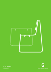 Green Furniture Concept IOU Bench module Manual