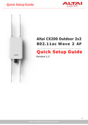 ALTAI CX200 Quick Setup Manual