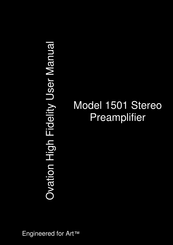 Ovation 1501 User Manual