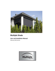 Multiple Awnings Multiple Shade User And Installation Manual