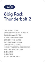LaCie 8BIG RACK THUNDERBOLT 2 Quick Start Manual