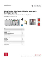 Rockwell Automation Allen-Bradley GuardLogix Application Technique
