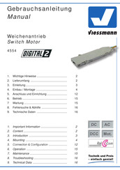 Viessmann Digital 2 4554 Manual