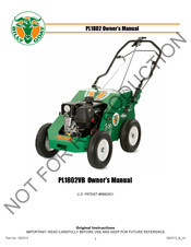 Billy Goat PL1802 Series Owner's Manual