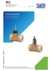 SIKA Turbotron VTM25 Operating Manual
