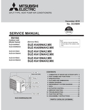 Mitsubishi Electric SUZ-KA15NAH2.MX Service Manual