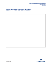 Emerson Bettis Nuclear Series Operation And Maintenance Manual