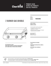 Char-Broil 19952085 Product Manual