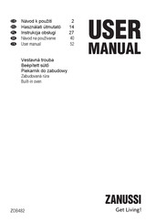 Zanussi ZOB482 User Manual