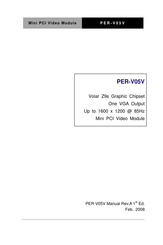 Aaeon PER-V05V Manual