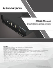 Phoenix Gold DSP8.8 Manual