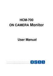 OSEE HCM-700 User Manual