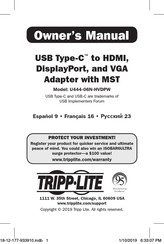 Tripp-Lite U444-06N-HVDPW Owner's Manual