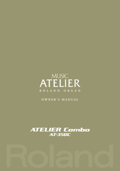 Roland MUSIC ATELIER Series Owner's Manual