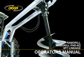Digga RAMDRILL 3PT LINKAGE Operator's Manual