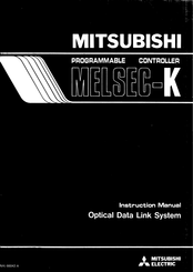 Mitsubishi Electric melsec-k Instruction Manual