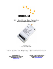 Iridium 9601 Product Developer Manual