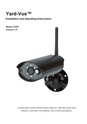 Trailer Vision Yard-Vue Y3307 Installation And Operating Instructions Manual