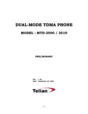 Telian MTD-3500 Manual