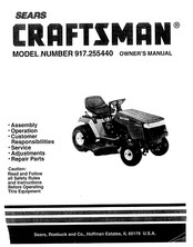 Craftsman 917.255440 Owner's Manual