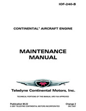 Continental Refrigerator IOF-240-B Maintenance Manual