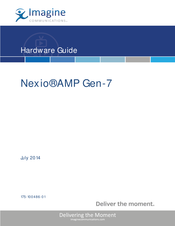 Imagine communications Nexio AMP Gen-7 HDX Hardware Manual
