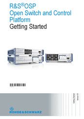 R&S OSP320 Getting Started