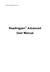 WizCom Technologies Readingpen Advanced User Manual