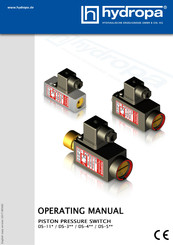 Hydropa DS-4 Series Operating Manual