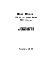 Joinwit JW3213A User Manual