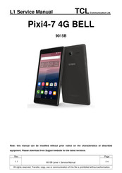 TLC Alcatel Pixi4-7 4G BELL Service Manual