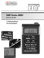 HDT 8001 Instruction Manual