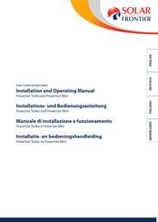 Solar Frontier PowerSet 3.6-170-1p Installation And Operating Manual
