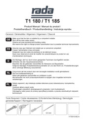 Rada T1 180 Product Manual