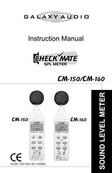 Galaxy Audio Check Mate CM-150 Instruction Manual