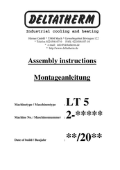 Deltatherm LT 5 VV PGD 50 Hz Assembly Instructions Manual