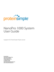 ProteinSimple NanoPro 1000 User Manual